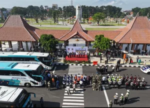Pemkab Sidoarjo Berangkatkan 1.400 Peserta Mudik Gratis Lebaran 2026