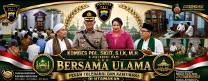 Toleransi dan Kamtibmas di Utamakan, Kapolresta Pati Gandeng Tokoh Ulama