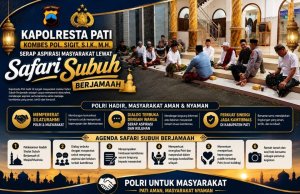 Kapolresta Pati Sapa Warga, Safari Subuh, Perkuat Kamtibmas dari Masjid