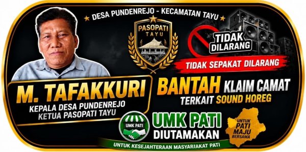 Polemik Sound Horeg di Tayu, Kepala Desa Pundenrejo: Informasi Larangan Tidak Benar